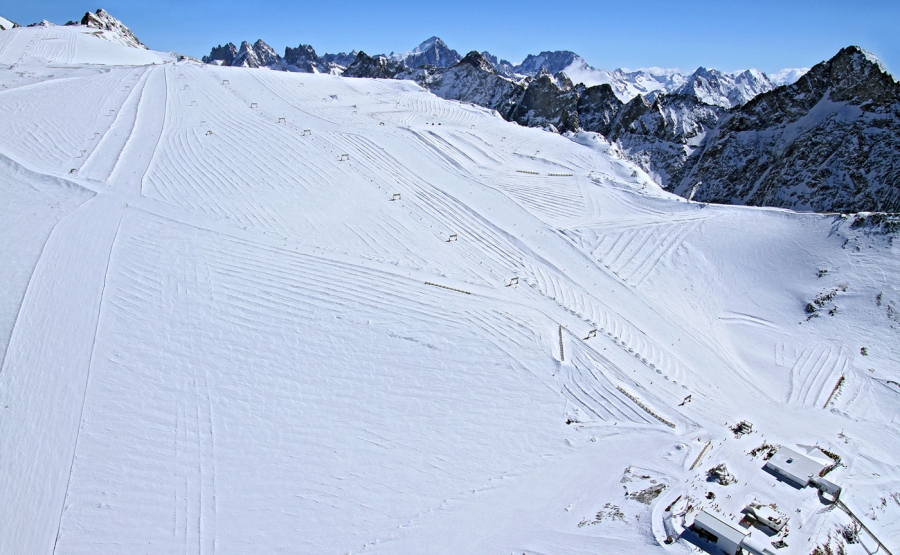 Wintersport Les Deux Alpes 1800
